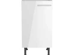 Optifit Küchen-Spülenunterschrank Rurik986 45 cm x 87 cm x 58,4 cm Weiß