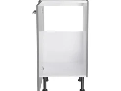 Optifit Küchen-Spülenunterschrank Mats825 45 cm x 87 cm x 58,4 cm Basaltgrau