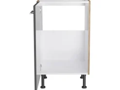 Optifit Küchen-Spülenunterschrank Jonte984 50x87x58,4cm Anthra.-WildEiche