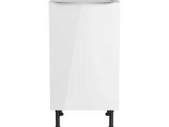 Optifit Küchen-Spülenunterschrank Arvid986 45 cm x 87 cm x 58,4 cm Weiß