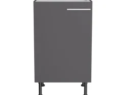 Optifit Küchen-Spülenunterschrank Ingvar420 50 x 87 x 58,4cm Anthrazit Matt