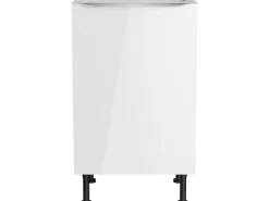 Optifit Küchen-Spülenunterschrank Arvid986 50 cm x 87 cm x 58,4 cm Weiß