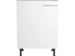 Optifit Küchen-Spülenunterschrank Bengt932 60 cm x 87 cm x 58,4 cm Weiß