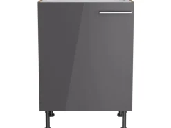 Optifit Küchen-Spülenunterschrank Jonte984 60x87x58,4cm Anthra.-WildEiche