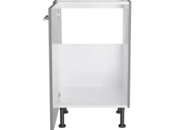 Optifit Küchen-Spülenunterschrank Mats825 50 cm x 87 cm x 58,4 cm Basaltgrau