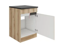 Optifit Küchen-Spülenunterschrank 60 x 88 x 60 cm Kaya290 Wildeiche Nachbildung