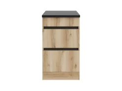 Optifit Küchen-Unterschrank m. Auszügen 50x88x60cm Kaya290 WildEiche Nachbildung
