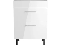 Optifit Küchen-Unterschrank für Kochfeld Rurik986 60 cm x 87 cm x 58,4 cm Weiß