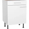 Optifit Küchen-Unterschrank Bengt932 60 cm x 87 cm x 58,4 cm Weiß