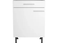 Optifit Küchen-Unterschrank Bengt932 60 cm x 87 cm x 58,4 cm Weiß