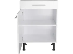 Optifit Küchen-Unterschrank Bengt932 60 cm x 87 cm x 58,4 cm Weiß