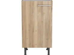 Optifit Küchen-Unterschrank Erik290 45 cm x 87 cm x 58,4 cm Wildeiche