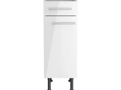 Optifit Küchen-Unterschrank Rurik986 30 cm x 87 cm x 58,4 cm Weiß