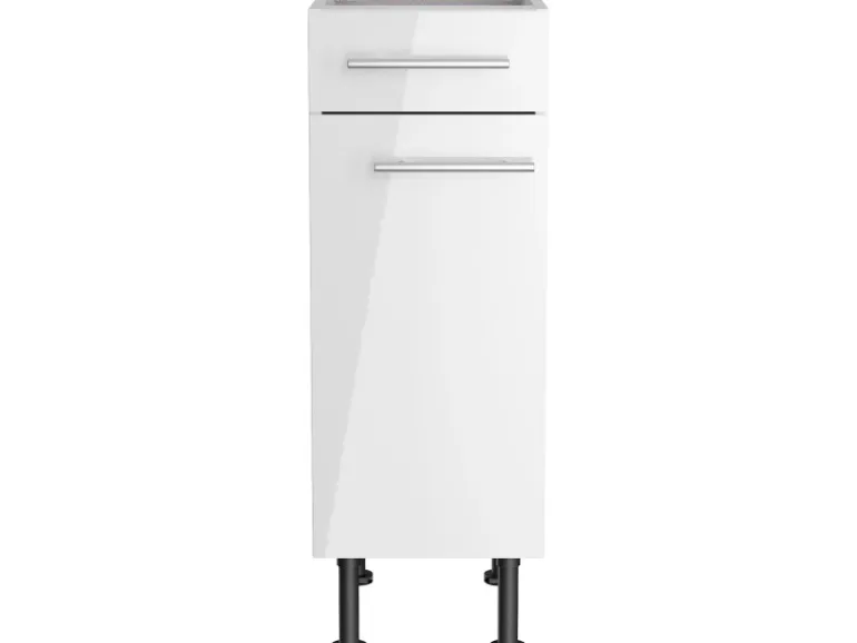Optifit Küchen-Unterschrank Rurik986 30 cm x 87 cm x 58,4 cm Weiß