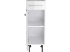 Optifit Küchen-Unterschrank Rurik986 30 cm x 87 cm x 58,4 cm Weiß