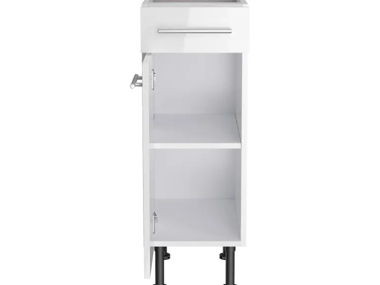 Optifit Küchen-Unterschrank Rurik986 30 cm x 87 cm x 58,4 cm Weiß