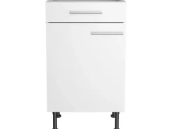 Optifit Küchen-Unterschrank Bengt932 50 cm x 85 cm x 58,4 cm Weiß