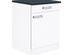 Optifit Küchen-Unterschrank Salo214 60 cm Weiß