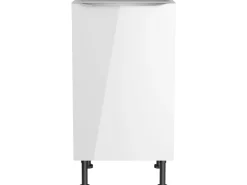 Optifit Küchen-Unterschrank Arvid986 45 cm x 87 cm x 58,4 cm Weiß