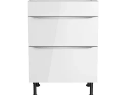 Optifit Küchen-Unterschrank für Kochfeld Arvid986 60 cm x 87 cm x 58,4 cm Weiß