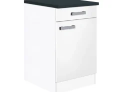 Optifit Küchen-Unterschrank Salo214 50 cm Weiß
