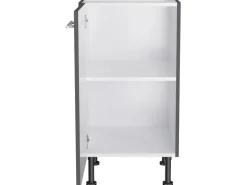 Optifit Küchen-Unterschrank Ingvar420 45 cm x 87 cm x 58,4 cm Anthrazit Matt