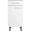 Optifit Küchen-Unterschrank Bengt932 40 cm x 87 cm x 58,4 cm Weiß