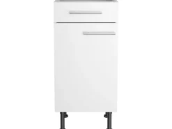 Optifit Küchen-Unterschrank Bengt932 40 cm x 87 cm x 58,4 cm Weiß