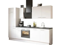 Optifit Küchenzeile Optikoncept Rurik 210 cm Weiß
