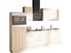 Optifit Küchenzeile Optikoncept Erik 270 cm Wildeiche Nachb.