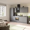 Optifit Küchenzeile Optikoncept Mats 270 cm Basaltgrau