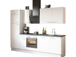 Optifit Küchenzeile Optikoncept Rurik ohne E-Geräte 270 cm Weiß