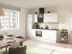 Optifit Küchenzeile Optikoncept Bengt 270 cm Weiß