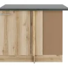 OPTIFIT Livorno290 Küchen-Eck-Unterschrank 110 cm Wildeiche Nachbildung