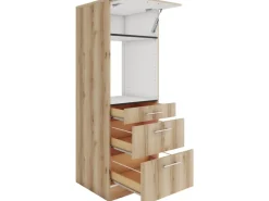 OPTIFIT Livorno290 Küchen-Geräteumbauschrank 60 cm Wildeiche Nachbildung