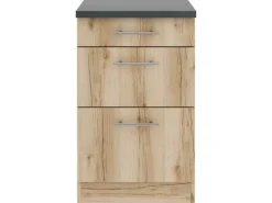 OPTIFIT Livorno290 Küchen-Unterschrank 50 cm Wildeiche Nachbildung