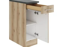 OPTIFIT Livorno290 Küchen-Unterschrank 30 cm Wildeiche Nachbildung