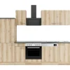 OPTIFIT Livorno290 Küchenzeile 270 cm Wildeiche Nachbildung