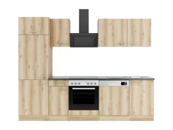 OPTIFIT Livorno290 Küchenzeile 270 cm Wildeiche Nachbildung