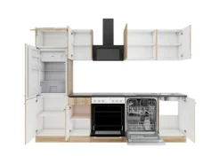 OPTIFIT Livorno290 Küchenzeile 270 cm Wildeiche Nachbildung