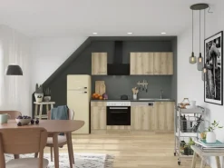 OPTIFIT Livorno290 Küchenzeile 210 cm Wildeiche Nachbildung