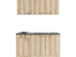 OPTIFIT Livorno290 Miniküche 150 cm Wildeiche Nachbildung