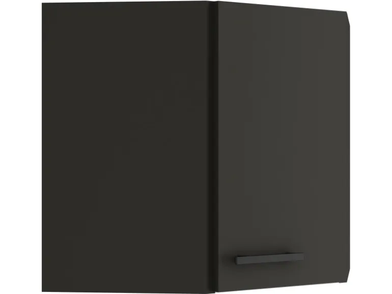 OPTIFIT Madrid420 Küchen-Eckoberschrank 60 x 60 cm Anthrazit Matt
