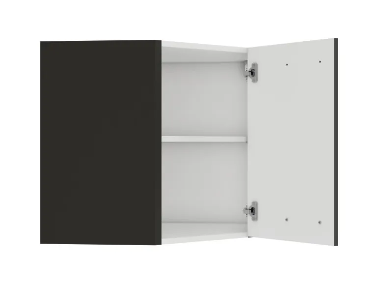 OPTIFIT Madrid420 Küchen-Eckoberschrank 60 x 60 cm Anthrazit Matt