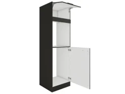 OPTIFIT Madrid420 Küchen-Geräteumbauschrank 60 cm Anthrazit Matt