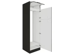 OPTIFIT Madrid420 Küchen-Geräteumbauschrank 60 cm Anthrazit Matt