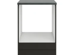 OPTIFIT Madrid420 Küchen-Herdumbau 60 cm Anthrazit Matt