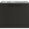 OPTIFIT Madrid420 Küchen-Spülenunterschrank 100 cm Anthrazit Matt
