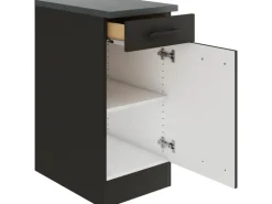 OPTIFIT Madrid420 Küchen-Unterschrank 40 cm Anthrazit Matt