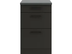 OPTIFIT Madrid420 Küchen-Unterschrank 50 cm Anthrazit Matt